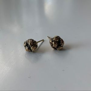 Mignon Faget Tiny Knot earrings